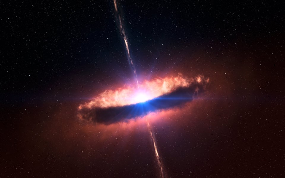 Does a supermassive black hole grow until it explodes, and, if so, does it create a new big&nbsp;bang?